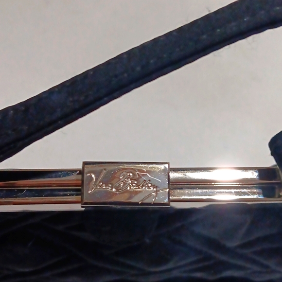 Vera Bradley Crossbody/Handbag Cushioned Signature Embossed Blk NWOT - Picture 3 of 7